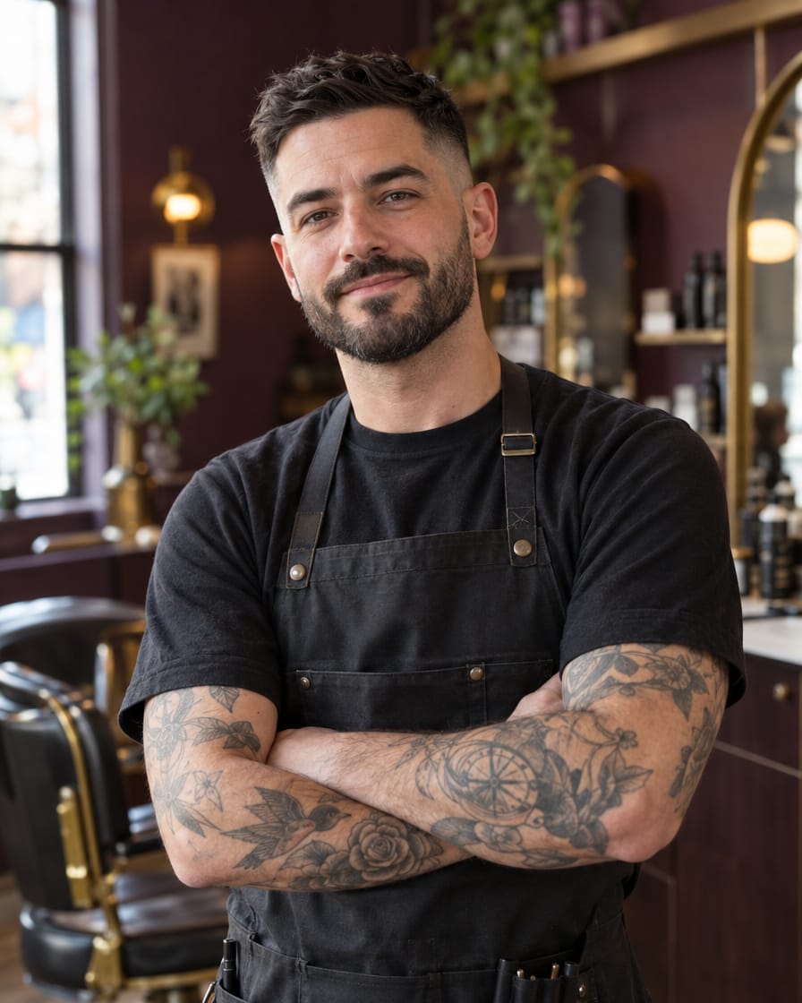 Maxime, barbier